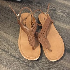 Brown sandals
